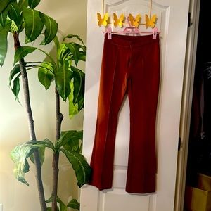 Brown wide leg pants